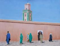 Passing in the Street - Morocco